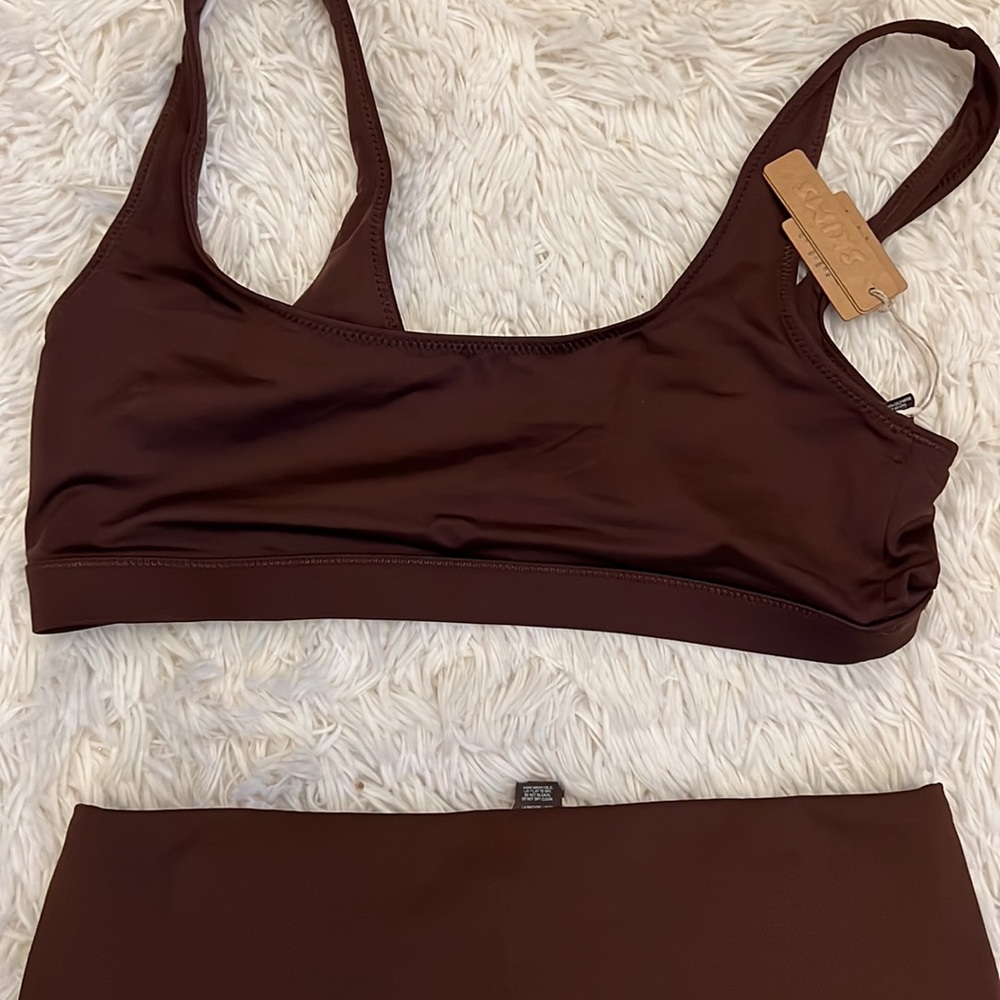 Skims swim Cocoa tank and shorts set - Picture 3 of 8